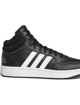 Hoops 3.0 Mid Lifestyle Basketball Classic Vintage Schuh Herren Freizeitschuhe, schwarz, Größe 40 40 - Adidas - FashionsVida