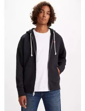 Kapuzensweaters 34584 0016 New Original Zip-Mineral Black Eu L - Levis - FashionsVida