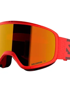 Masque De Ski Aksium 2.0 Cherry Tomato Mid Red/CAT2 Homme - Salomon - FashionsVida