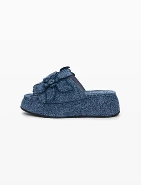 Sandale plateforme denim BLUE 38 female - Desigual - FashionsVida