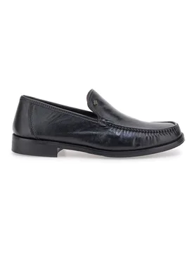 Mocassini Neri in Pelle 564 43 - CLAREMORRIS - FashionsVida