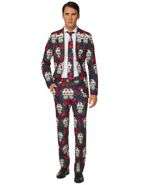 Mr. Skull Day of the Dead Anzug von Suitmeister bunt