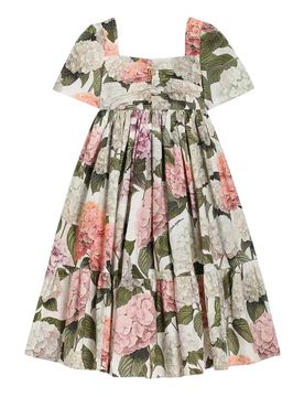 Vestito Con Stampa Ortensia