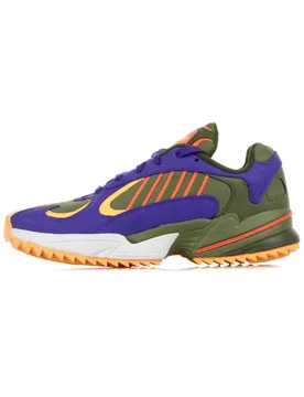 Scarpa Bassa Uomo Yung-1trail Raw Khaki/solar Red - Adidas - FashionsVida