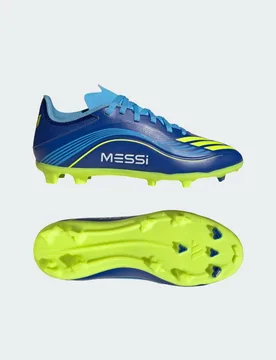 Scarpe da calcio F50 Messi League Firm/Multi-Ground 36 Royal Blue / Solar Yellow / Semi Blue Burst - Adidas - FashionsVida