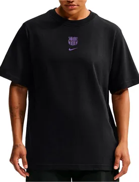 Barcelona camiseta manga corta mujer Negro (M) - Nike - FashionsVida