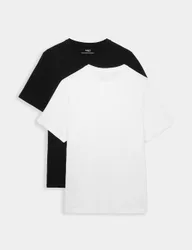 Pack Cotton Rich Ultimate Loungewear Top Black/White male