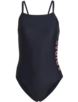 Thin Straps Branded Badeanzug Damen Badeanzug, blau 32