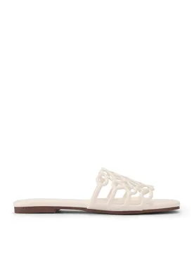 Women's 'Royale' Sandals in Cream Size: 3 - Cream - Size: 3 - KG Kurt Geiger - FashionsVida