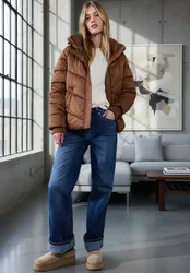 Street One Gefütterte Jacke female Braun