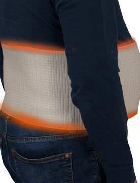 ® XXL Nierenwärmer mit Stützf, standard eins.beige, stark gerauht