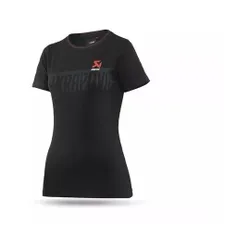 T-Shirt Donna Akrapovic 802051 Nero L taglia unica
