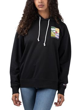Relaxed Luxe Hoodie Black XS Damen