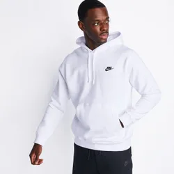 Club Men Hoodies - White - Size L - Cotton Jersey - White - Size: Large