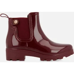 Botines de mujer de agua estilo chelsea con elásticos laterales