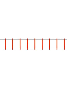 Agility Training Ladder - Orange - unisex - Size: 400x50 cm