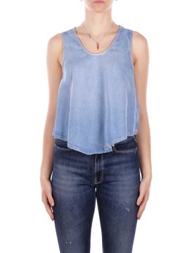 Dondup Top Blu denim