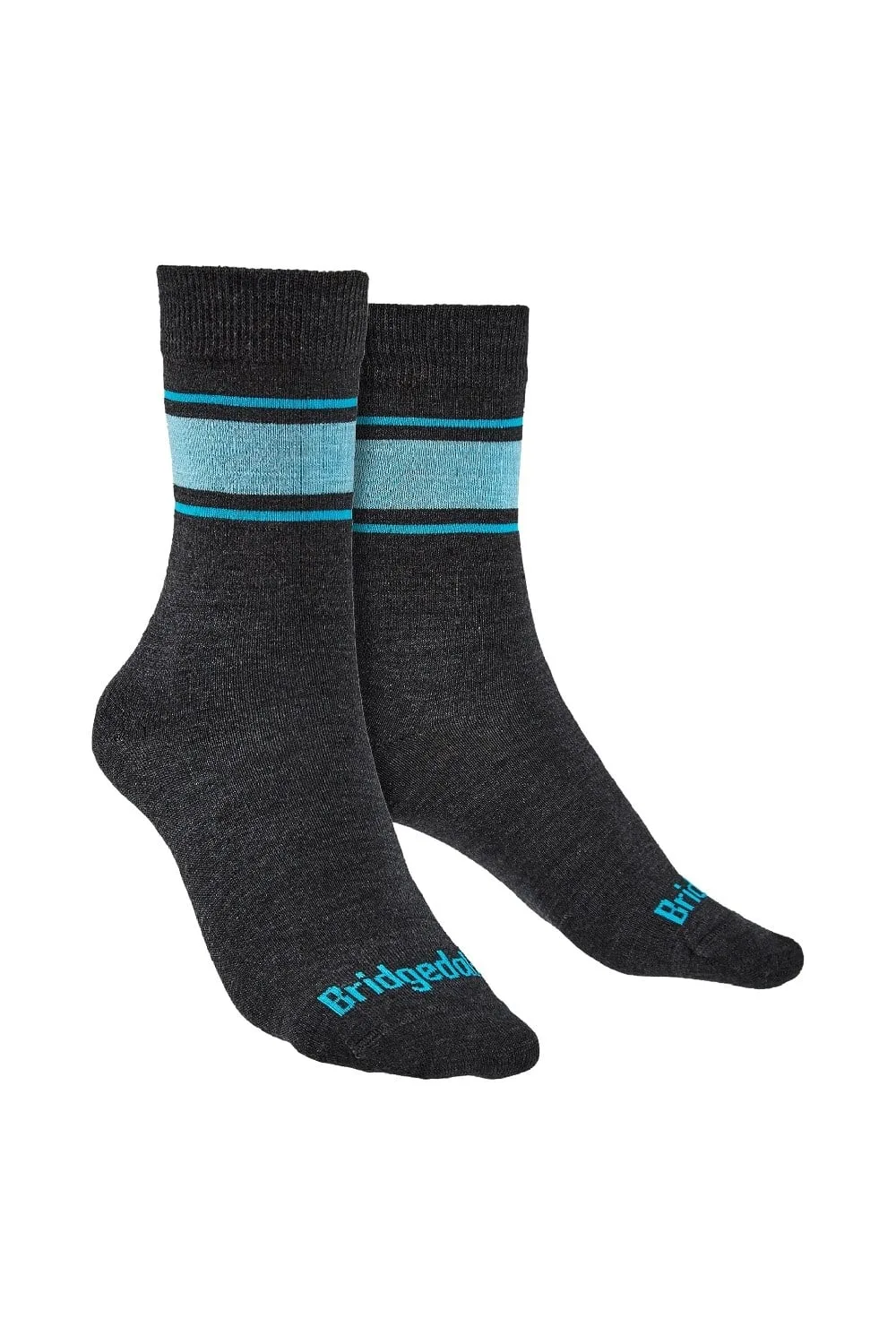 Womens Liner Base Layer Merino Boot Socks - - Size: M - Bridgedale - FashionsVida