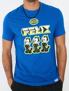 T-shirt Felix the Cat - blu