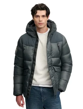 Parka City Baffle Parka Shadow Pine Green 2XL - Superdry - FashionsVida