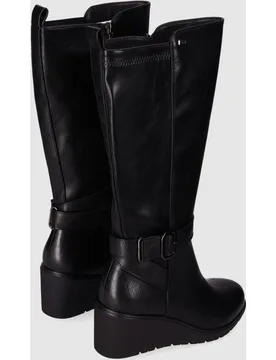 Botas básicas de mujer con caña alta y puntera redonda - Chika10 - FashionsVida