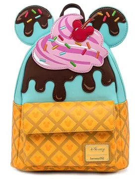 Sac à Dos à Glace Mickey Minnie Blue / Orange / Brown One Size unisex