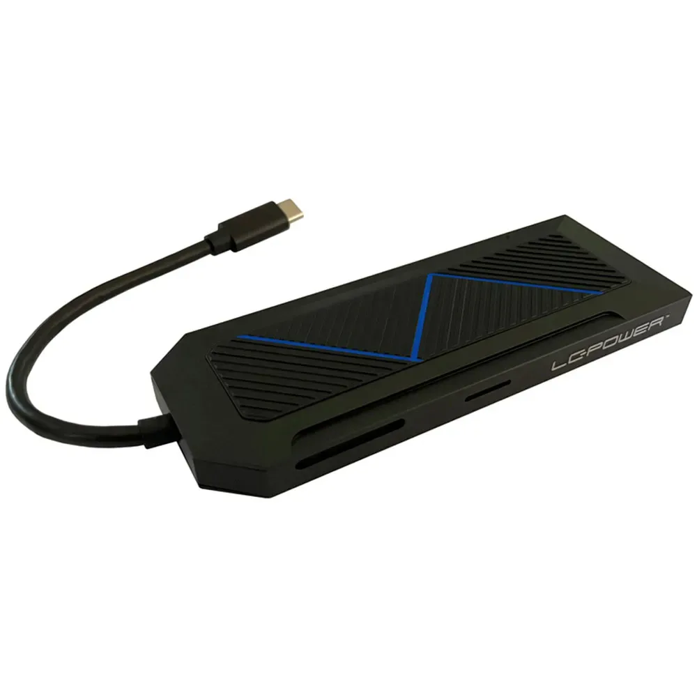 Lc Power Hub Lc-hub-c-multi-6-rgb Grey One Size unisex - LC-Power - FashionsVida