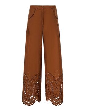 Charo Ruiz Pantaloni in cotone Ray