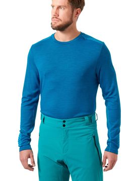 Lifa merino midweight camiseta térmica manga larga hombre Azul (XXL)