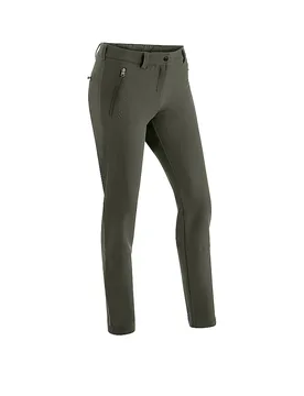 Pantalón funcional Helga Slim para mujer verde oscuro 34 - Maier Sports - FashionsVida