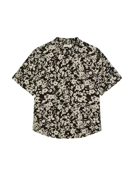 Woven Blouses Shortsleeve female
