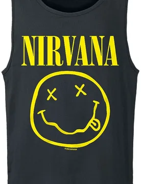Tank-Top - Logo - S bis L - für Männer - Größe S - schwarz - Lizenziertes Merchandise! - Männer - male - Nirvana - FashionsVida