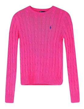 Maglia In Cotone Con Logo Frontale Ricamato