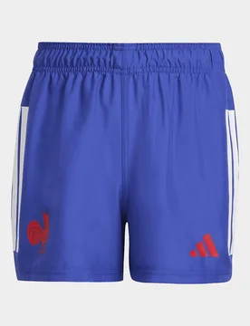 Mens FFR Rugby MATCH SHORT GIOVANI - Blu, blu blu Bambino taglia 10-11Y - Adidas - FashionsVida