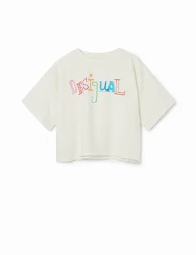 T-shirt logo multicolore WHITE 5/6 female - Desigual - FashionsVida