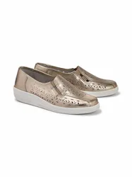 Luftpolster-Bequemslipper - Gold - female - Size: 36