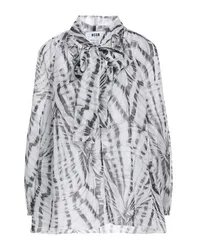 Msgm Top Mujer Gris 32,34,36 Mujer