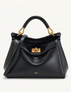 Bolso de hombro, bolso cruzado, bolso de mano con diseño de broche, versátil para fiestas