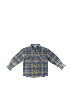 Camicia in flanella BLU AVIO 7A