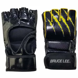 Gants De Grappling Bruce Lee Signature Black / Yellow L