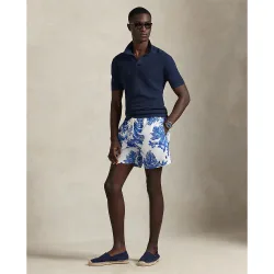 Bañador bermuda de hombre con estampado Traveler de 14,5 cm