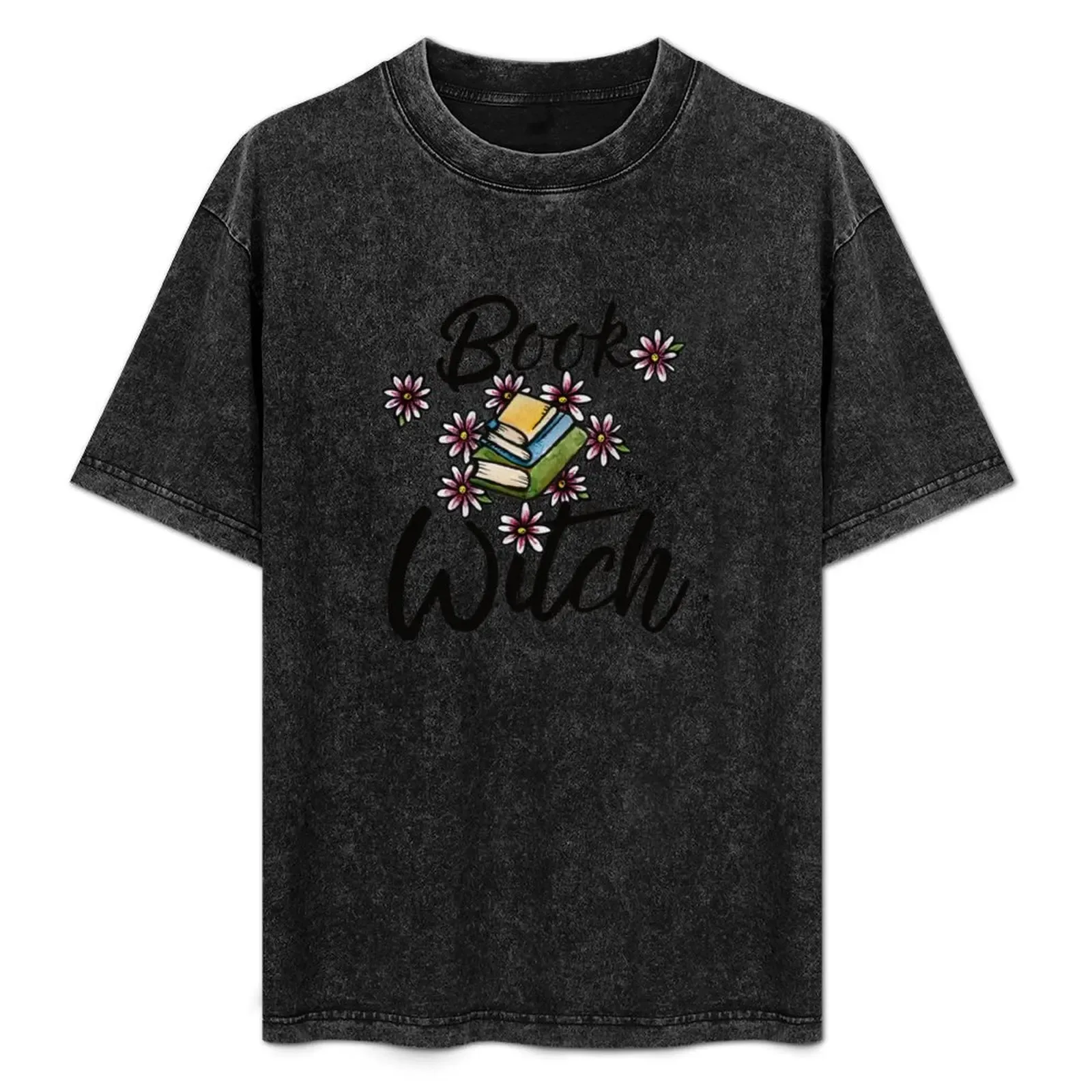 Book Witch T-Shirt Large Size Loose Casual Tee - Aliexpress - FashionsVida