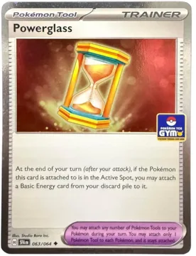 Pokemon SV Shrouded Fable 063/064 Powerglass (Gym Stamp Cosmo Holo) - Pokémon - FashionsVida