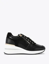 High Rise Platform Trainers Black female