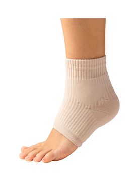 Knöchel-Strumpf, 2 Stück beige L/XL