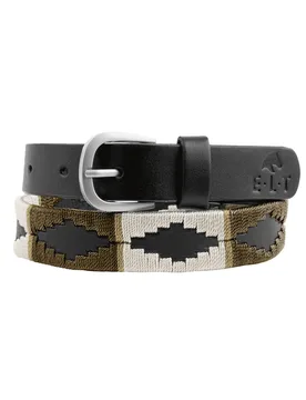 Polo Gürtel GEMMA grünbraun 80 - E.L.T - FashionsVida
