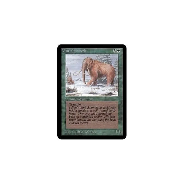 War Mammoth Alpha - Magic: The Gathering - FashionsVida