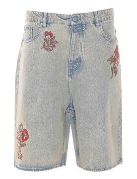 Pantaloncini Jean Dusty Brode Fleurs