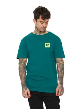 T-shirt à Manches Courtes Hy Classics Teal Green XL