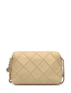 Quilted Shoulder Bag with Chain Strap